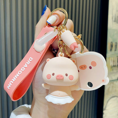 Cute Pig Doll Bag Pendant Keychain Small Gift