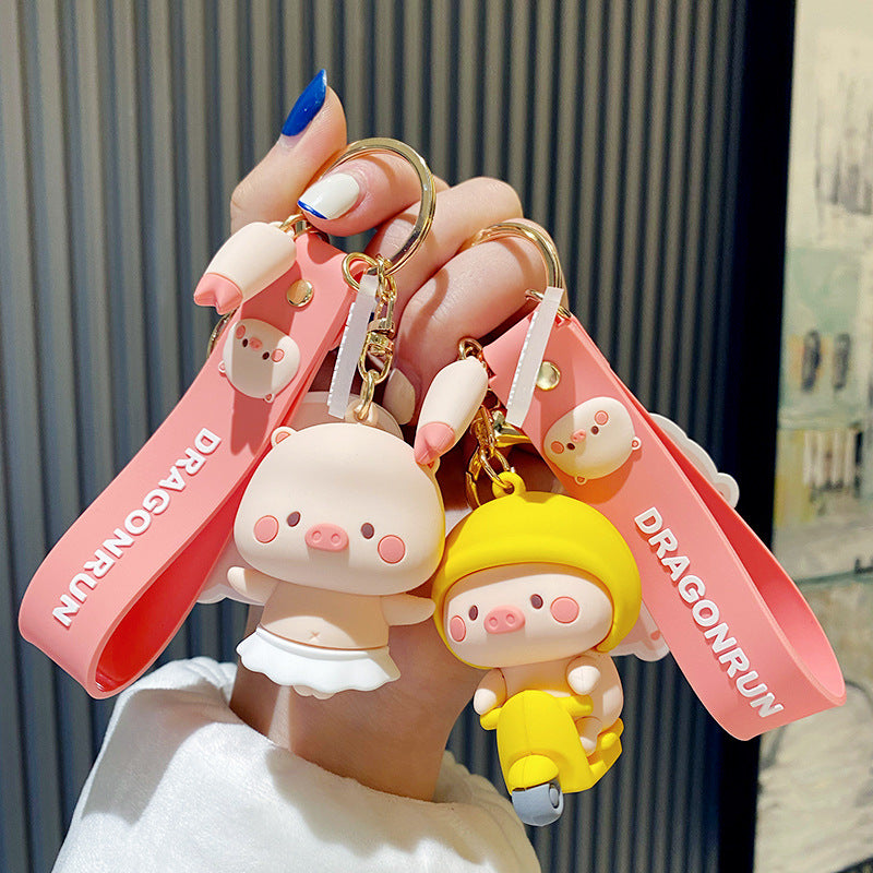 Cute Pig Doll Bag Pendant Keychain Small Gift