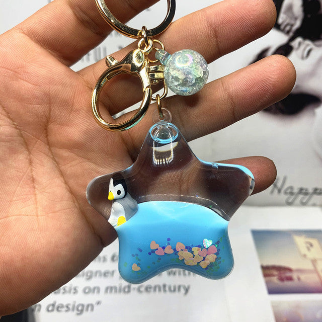 Quicksand Pentagram Cartoon SeaWorld Keychain Pack