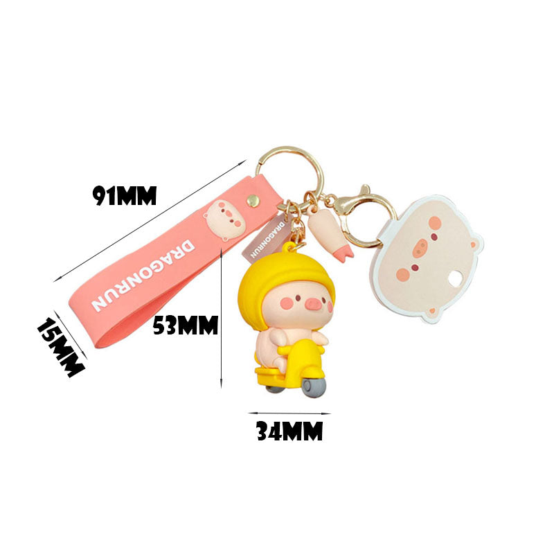 Cute Pig Doll Bag Pendant Keychain Small Gift