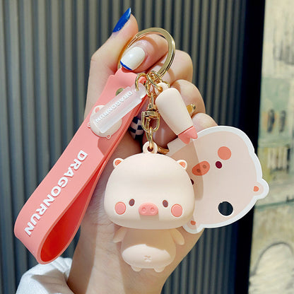 Cute Pig Doll Bag Pendant Keychain Small Gift
